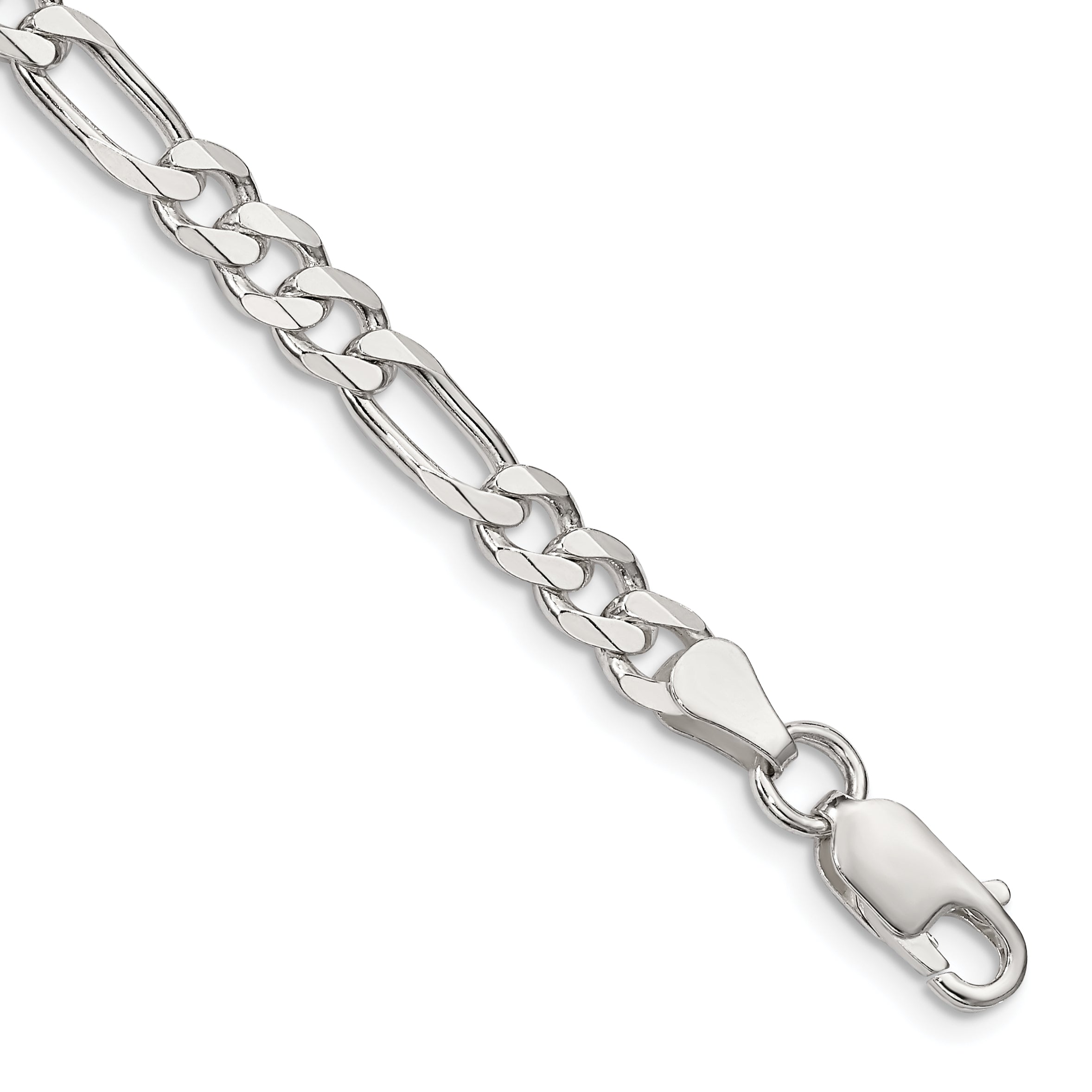 Sterling Silver 5.5mm Figaro Chain Main image
