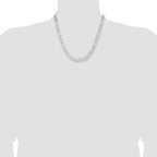 Sterling Silver 7.5mm Figaro Chain