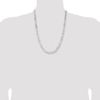 Sterling Silver 7.5mm Figaro Chain