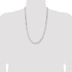Sterling Silver 7.5mm Figaro Chain