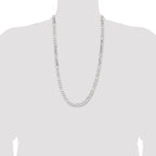 Sterling Silver 7.5mm Figaro Chain