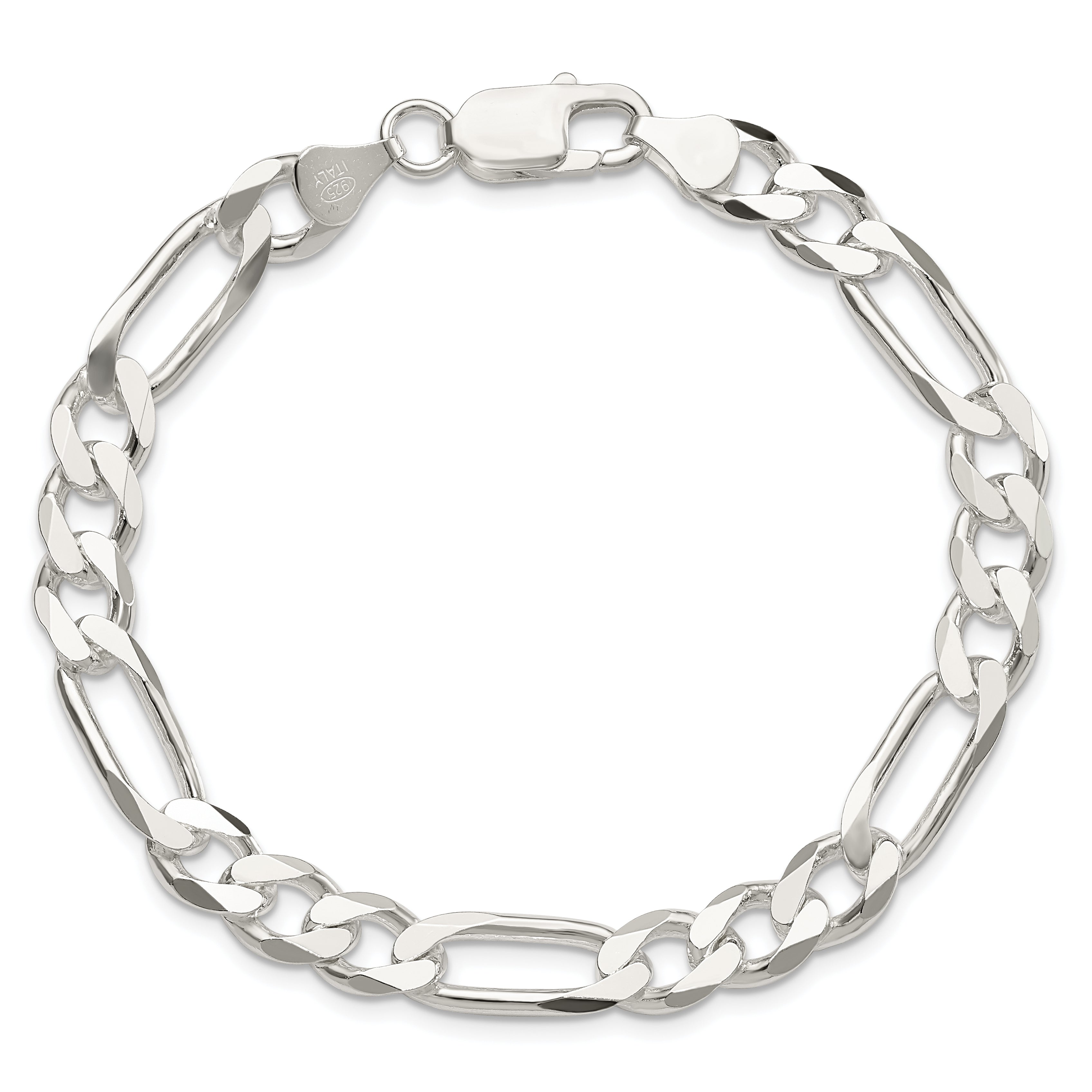 Figaro Chain in Sterling Silver, 7.5mm Secondary image