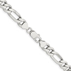 Sterling Silver 8mm Figaro Chain