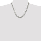 Sterling Silver 8mm Figaro Chain