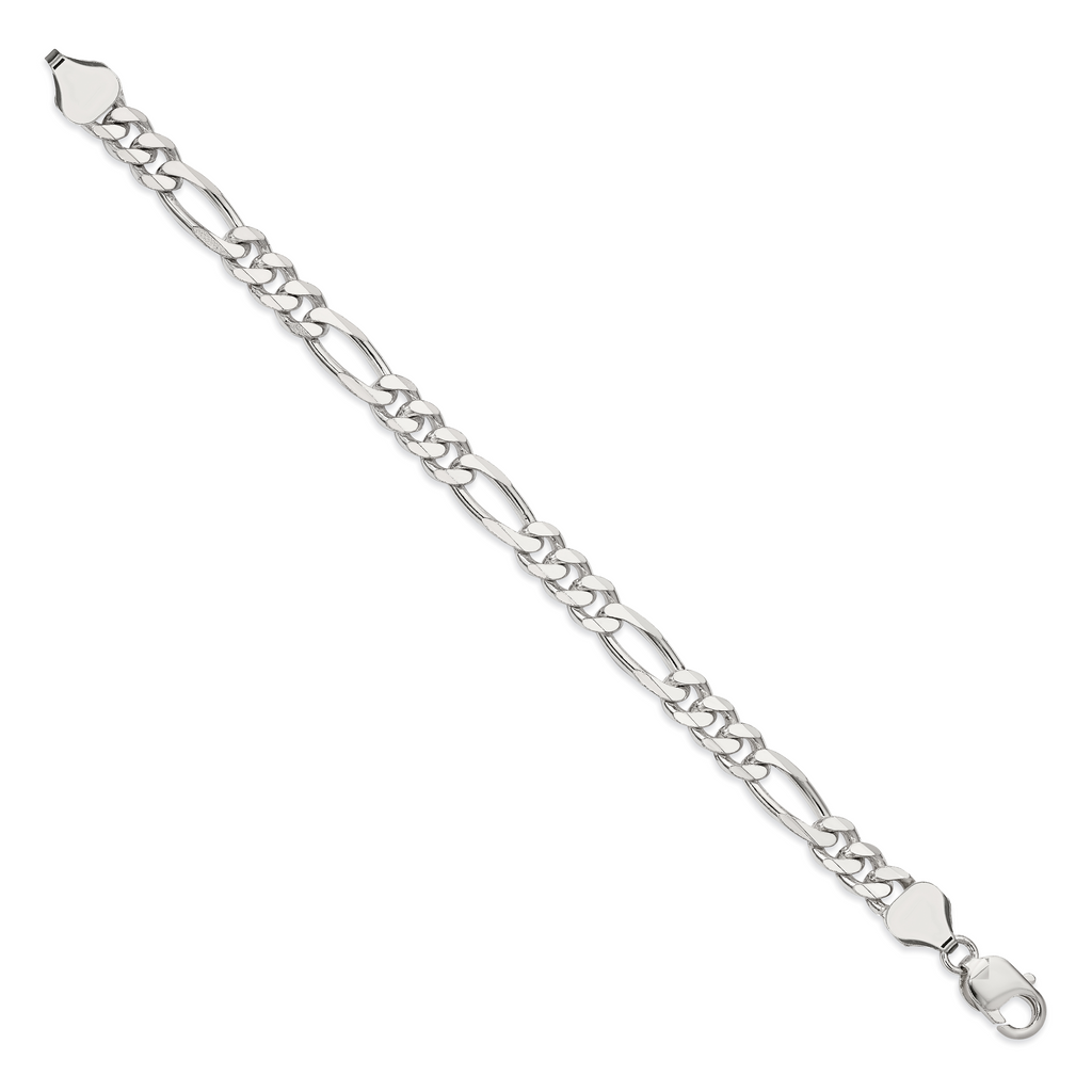 Sterling Silver 8mm Figaro Chain