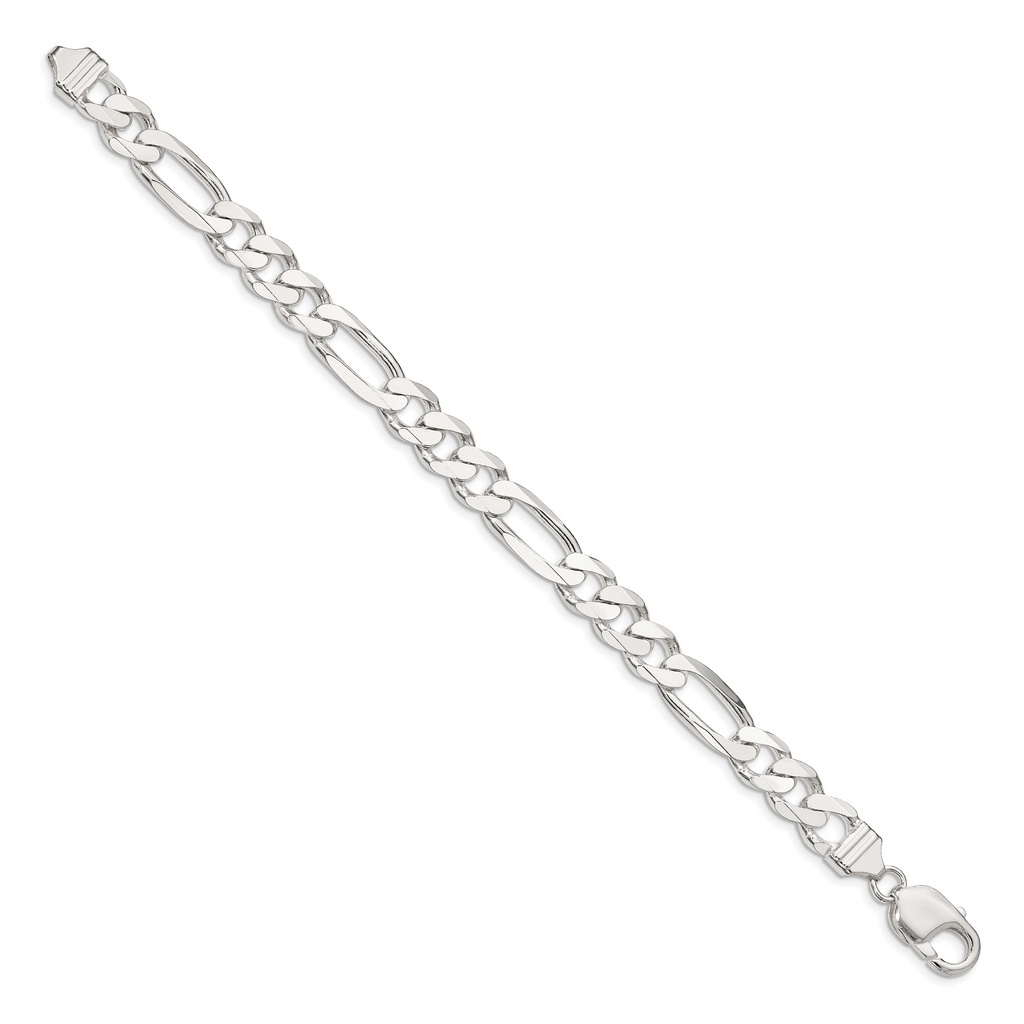 Sterling Silver 9mm Figaro Chain