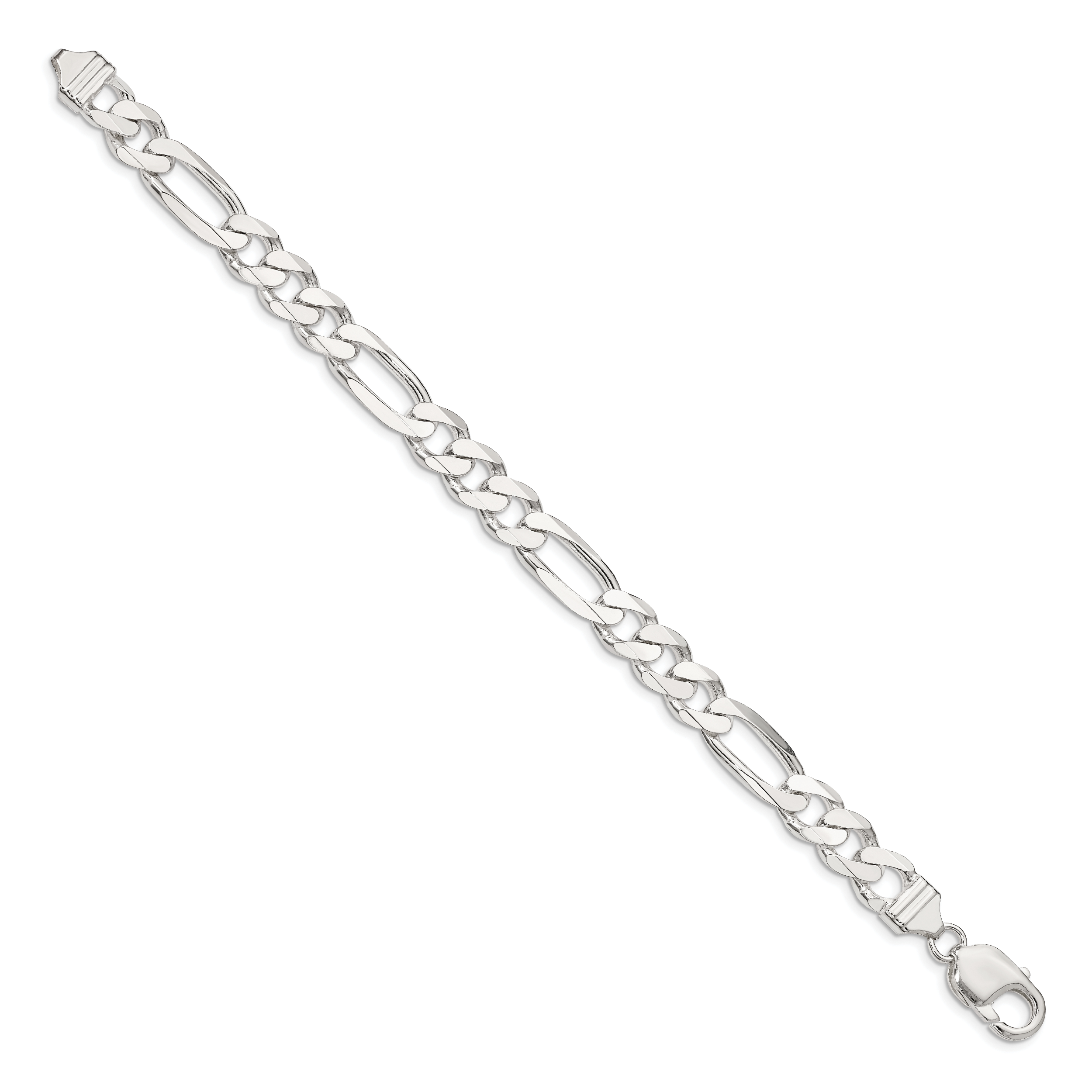 Sterling Silver 9mm Figaro Chain