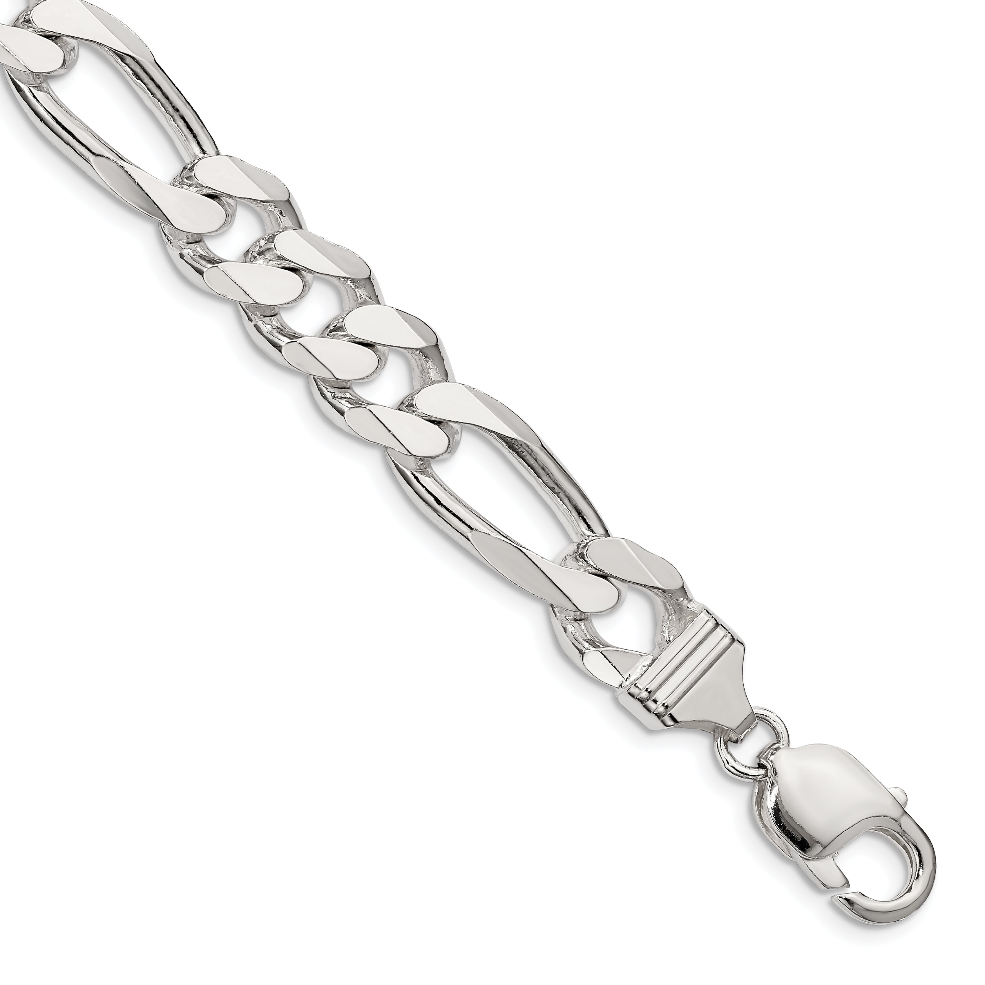 Sterling Silver 10.75mm Figaro Chain Main image