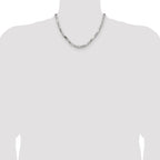 Sterling Silver 4.75mm D/C Figarope Chain