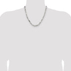 Sterling Silver 4.75mm D/C Figarope Chain