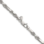 Sterling Silver 6mm D/C Figarope Chain