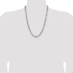 Sterling Silver 6mm D/C Figarope Chain