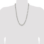Sterling Silver 6mm D/C Figarope Chain
