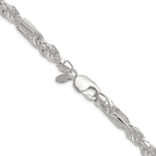 Sterling Silver 7mm D/C Figarope Chain