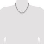 Sterling Silver 7mm D/C Figarope Chain