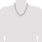 Sterling Silver 7mm D/C Figarope Chain