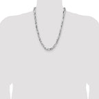 Sterling Silver 7mm D/C Figarope Chain