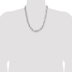 Sterling Silver 8mm D/C Figarope Chain