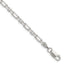 Sterling Silver Diamond-Cut Cable Chain Bracelet 4mm