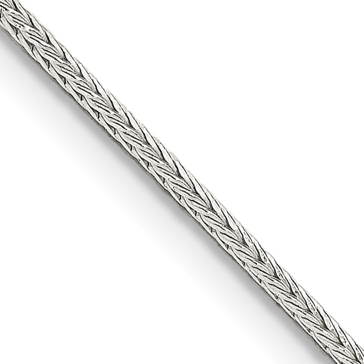 Sterling Silver 1.25mm Diamond-Cut Round Franco Chain Main image