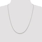 Sterling Silver 1.45mm Diamond-Cut Round Franco Chain