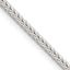 Sterling Silver 2mm Diamond-Cut Round Franco Chain