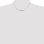Sterling Silver Diamond-Cut Snake Chain Necklace 0.85mm