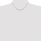 Sterling Silver 1.25mm Diamond-cut Snake Chain