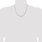 Sterling Silver 3.3mm Flat Oval Snake Chain