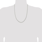 Sterling Silver 3.3mm Flat Oval Snake Chain