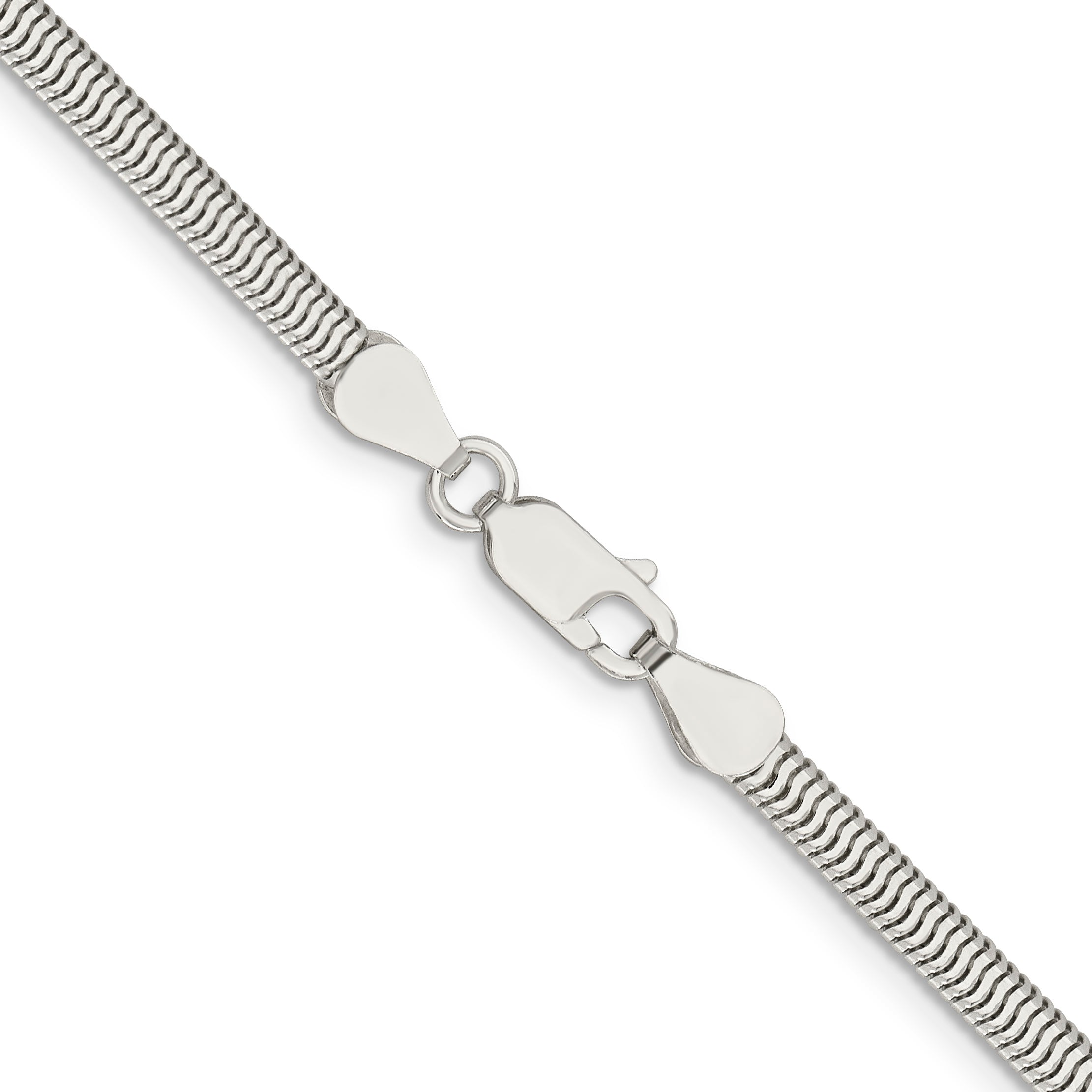 Sterling Silver 3.5mm 6-sided Oval Snake Chain Secondary image