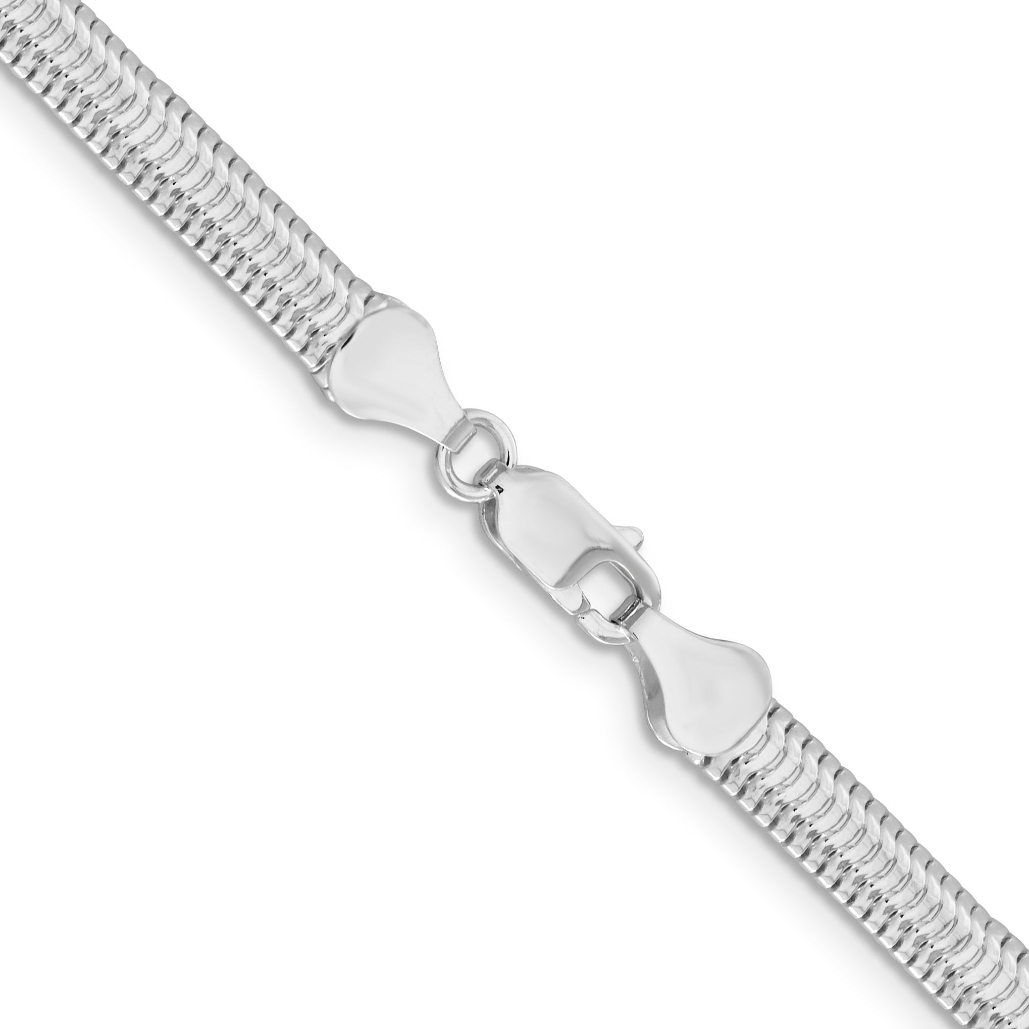 Sterling Silver 5mm 6-sided Oval Snake Chain Secondary image