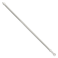 Sterling Silver 4.2mm Flat Oval Snake Chain