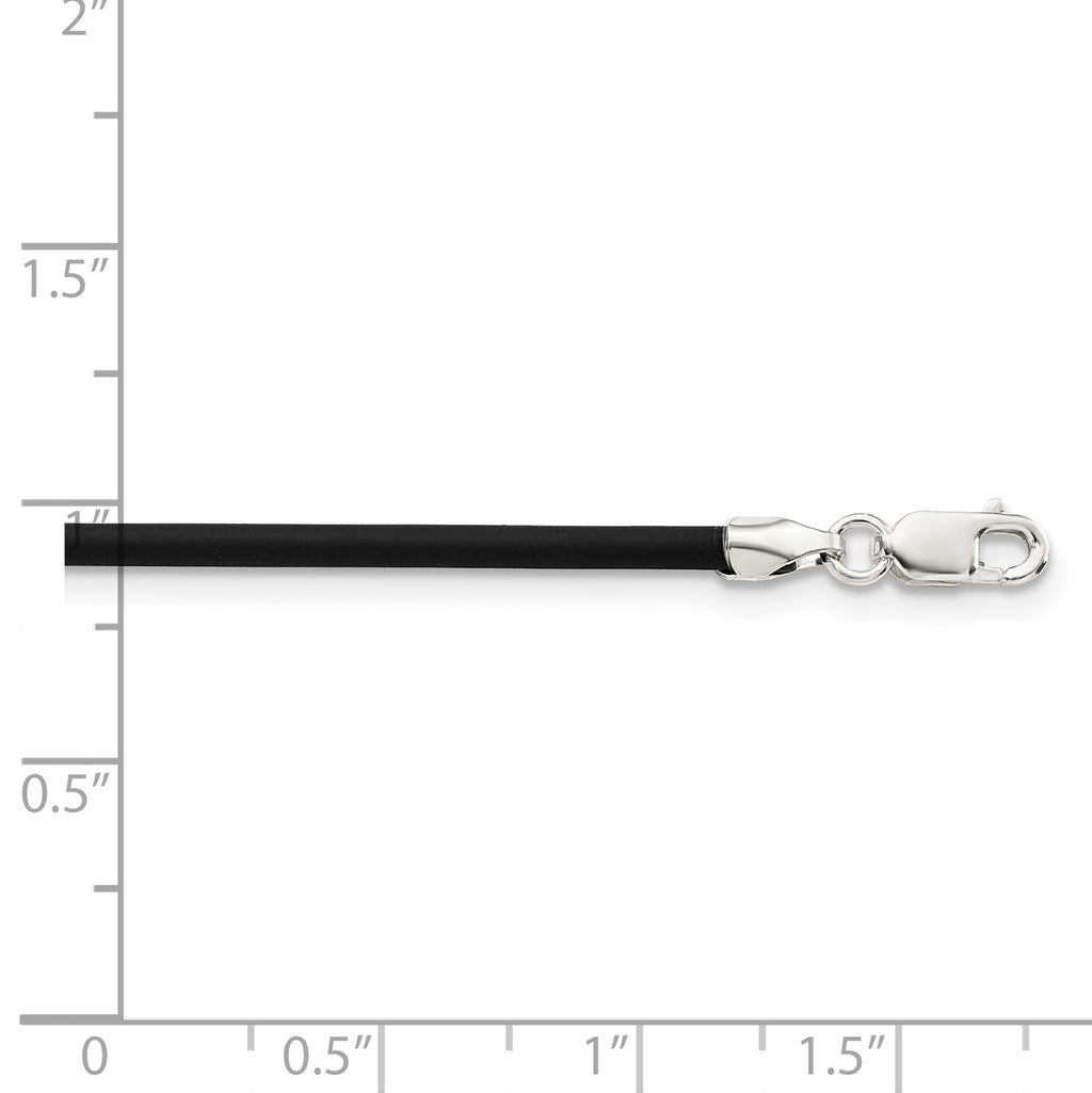 Sterling Silver Cord Chain Necklace 2mm