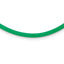 Sterling Silver 3mm Emerald Rubber Cord Necklace