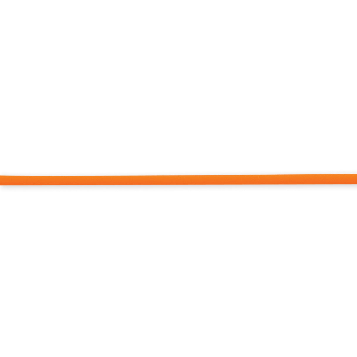 Sterling Silver 18inch 4mm Tangerine Rubber Cord Necklace Main image
