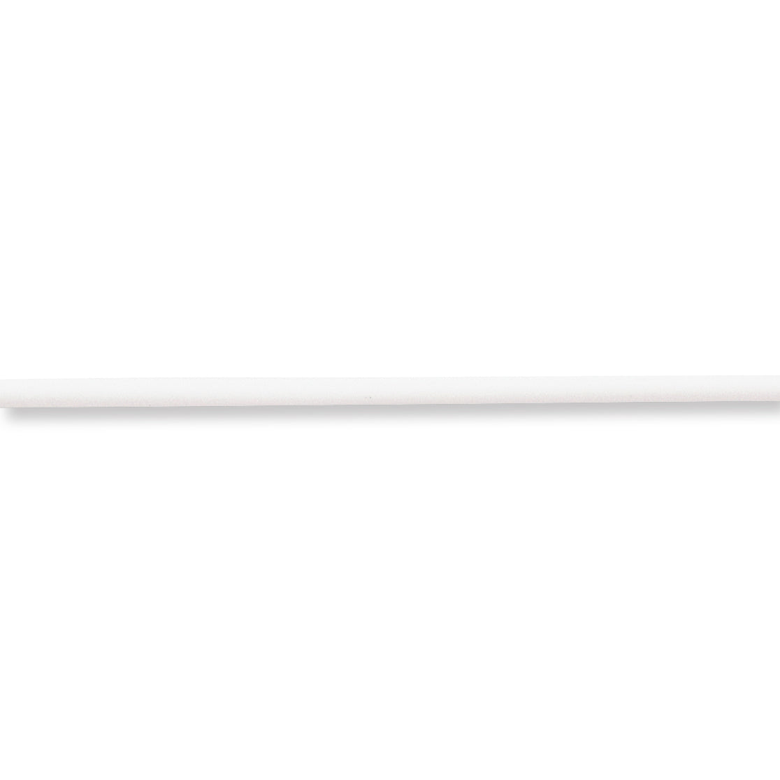 Sterling Silver 18inch 4mm White Rubber Cord Necklace Main image
