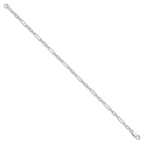 Sterling Silver Fancy Link Anklet