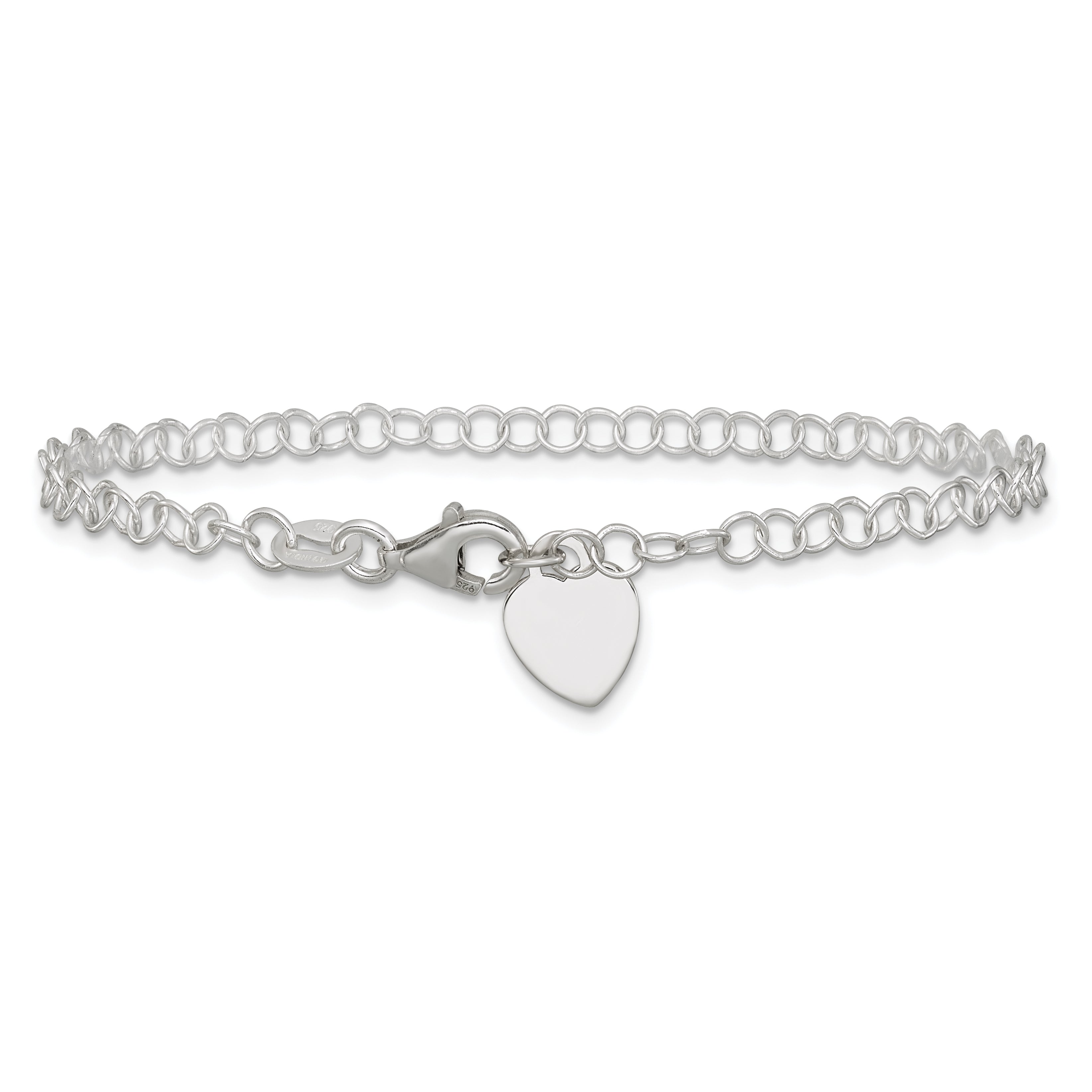 Sterling Silver Round Link Bracelet