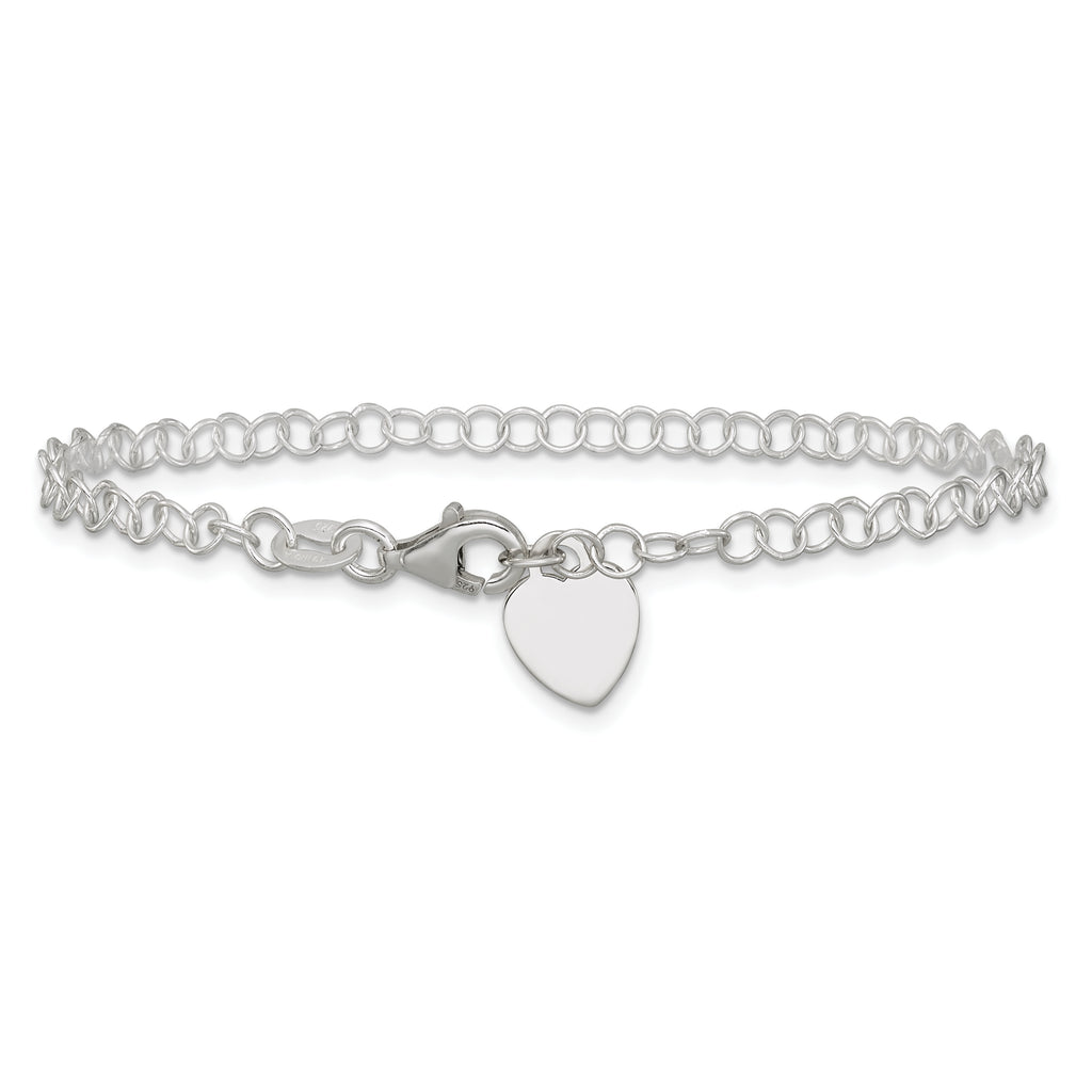 Sterling Silver Round Link Bracelet