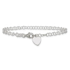 Sterling Silver Round Link Bracelet
