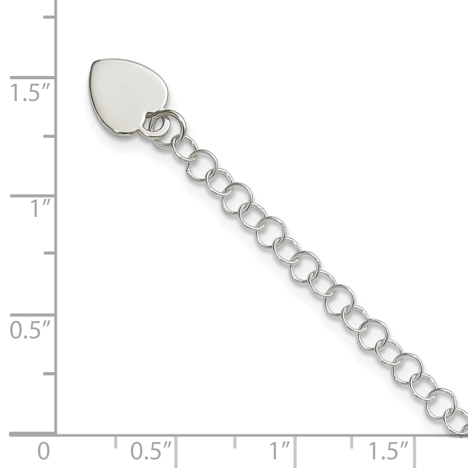 Sterling Silver Round Link Bracelet