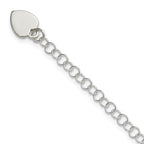 Sterling Silver Round Link Bracelet