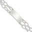 Sterling Silver Double Strand Oval Link ID Bracelet