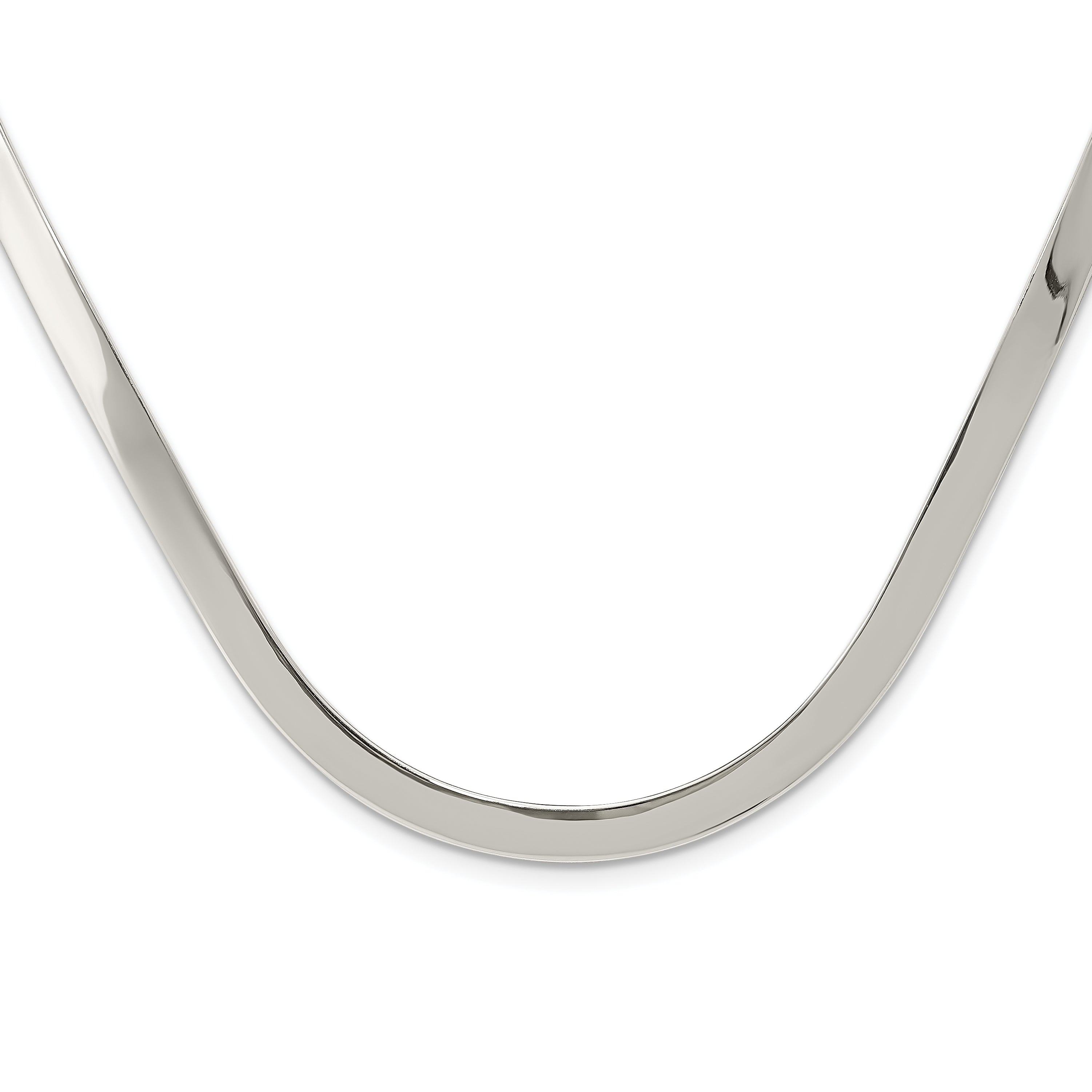 Sterling Silver 5mm Polished Neck Collar Main image