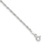 Sterling Silver 1.5mm Singapore Chain 9 inch Plus 1 inch Extender - Total 10 inch Anklet