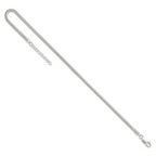 Sterling Silver 2.5mm Snake Chain 9 inch Plus 1 inch Extender - Total 10 inch Anklet