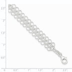 Sterling Silver Fancy Link Bracelet