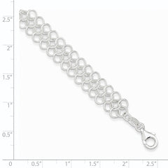 Sterling Silver Fancy Link Bracelet