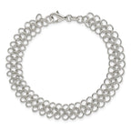Sterling Silver Fancy Link Bracelet